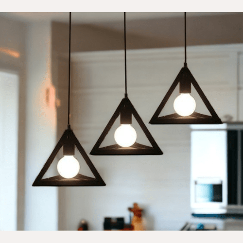 hanging triangle light